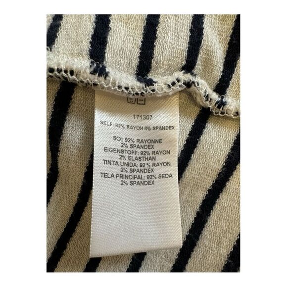 Striped Knit Blazer Jacket Career Office Casual Everyday Chic - Picture 6 of 8